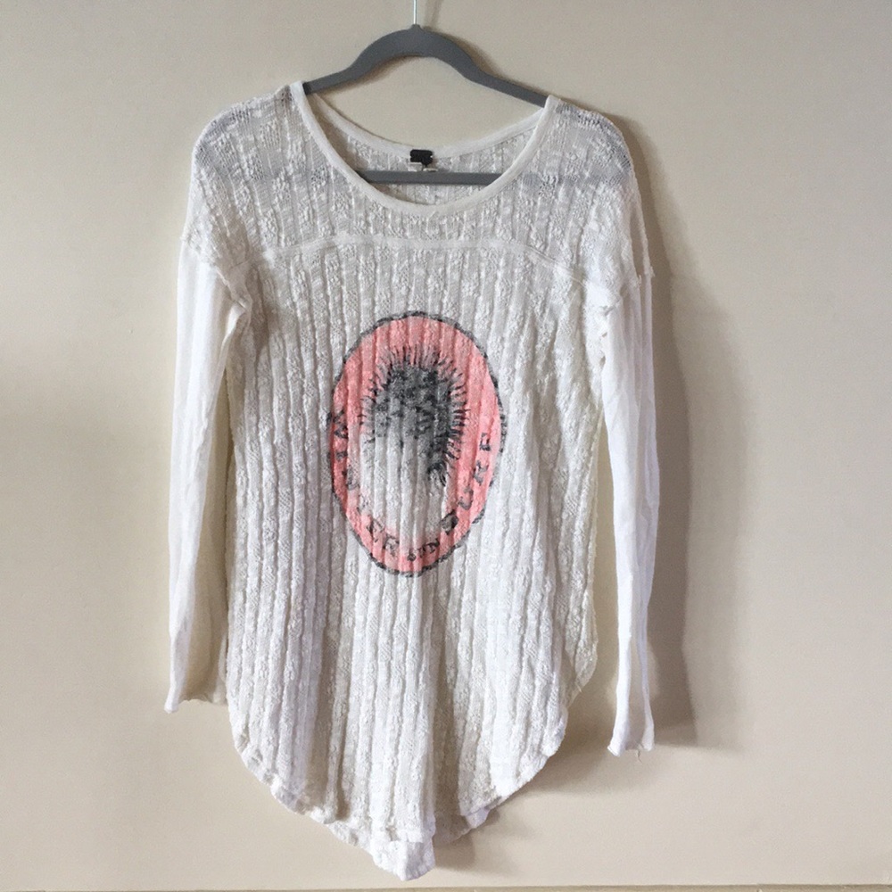 Feee people long sleeve shirt